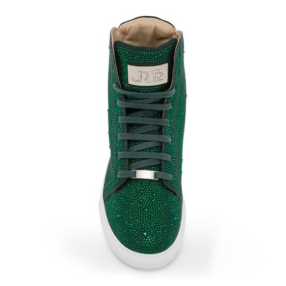 Men's J75 by Jump Sestos Forest Green High Top Fashion Sneakers NWT - Picture 4 of 6